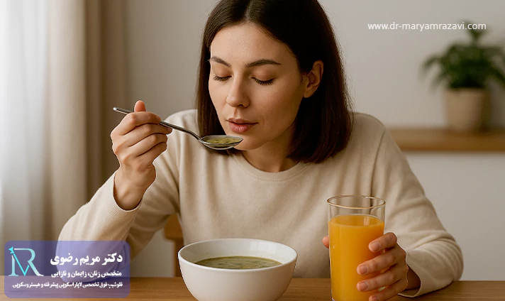 تغذیه بعد از عمل لاپاراسکوپی